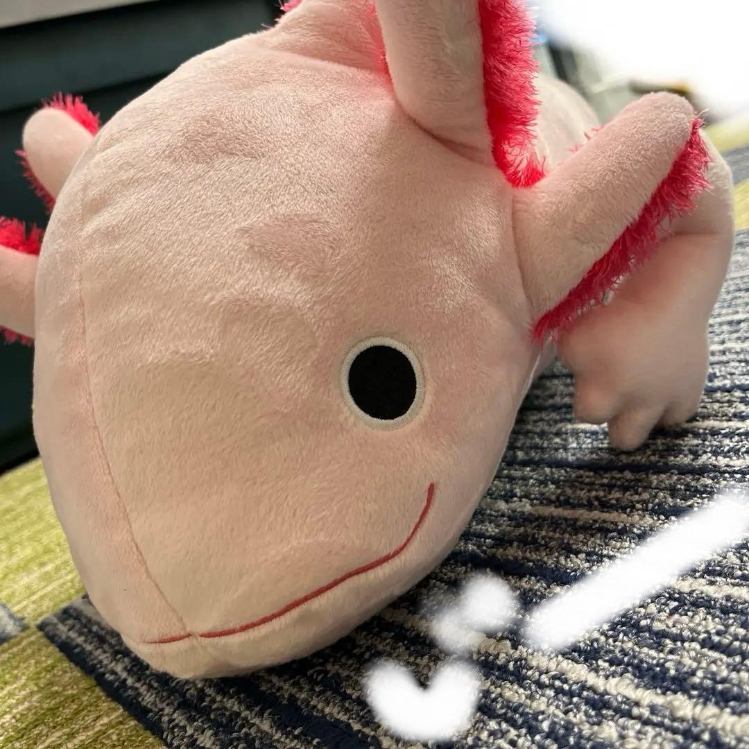 わくでかぬいぐるみ 珍獣捕獲シリーズ メガウーパールーパー