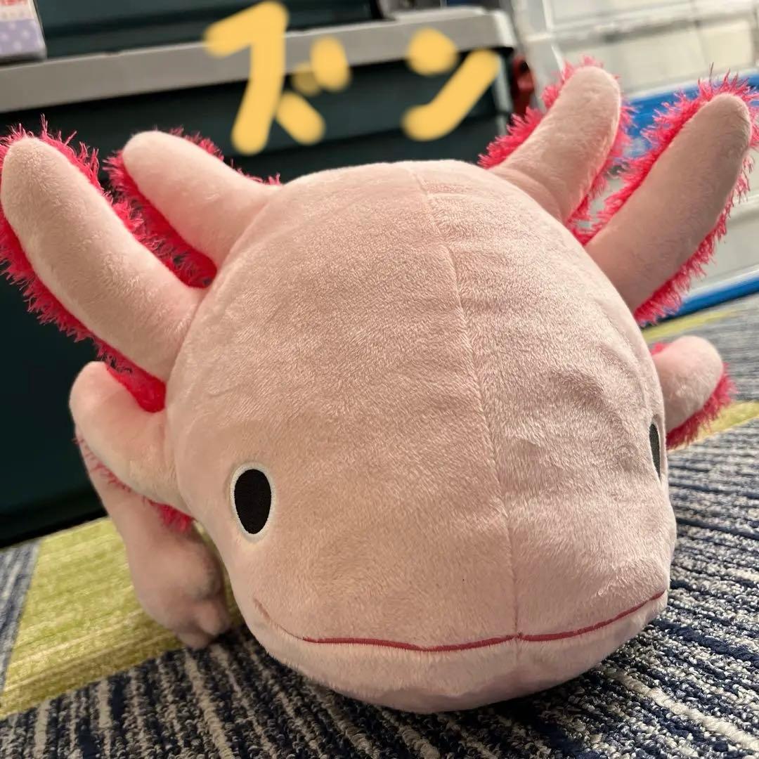 わくでかぬいぐるみ 珍獣捕獲シリーズ メガウーパールーパー