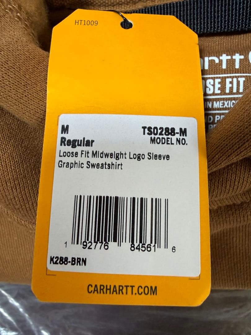 carhartt カーハート スリーブロゴスウェットパーカー