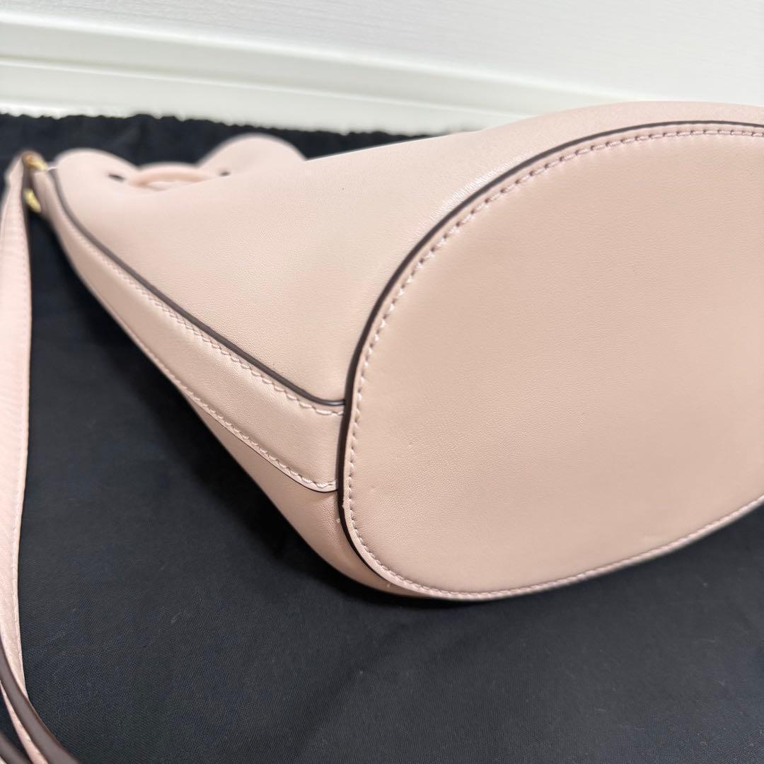 ローレンラルフローレン アンディ 巾着 ドローストリングショルダーバッグ未使用級