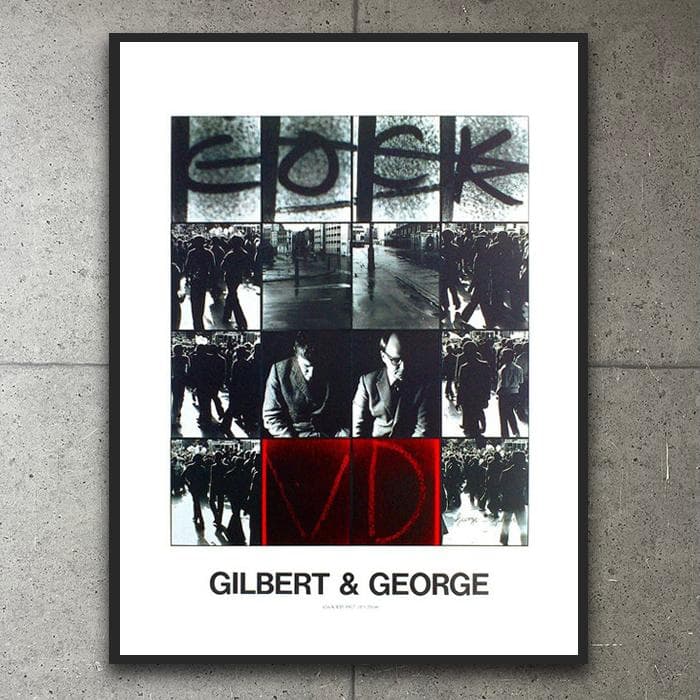 額装済/無題（ギルバート&ジョージ）/アートポスター