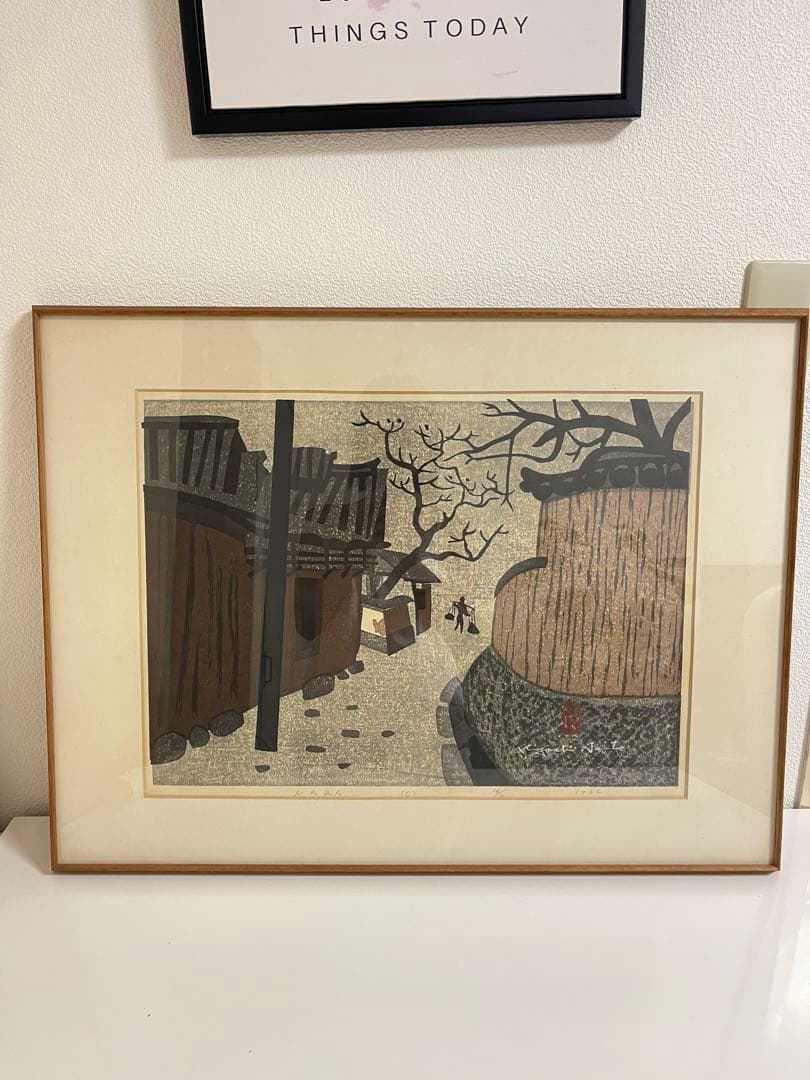 斎藤清 木版画 1962