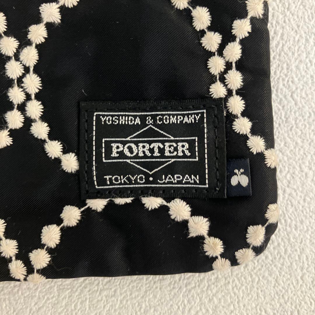 PORTER ミナペルホネン　パース　キーケース　ブラック・ホワイト