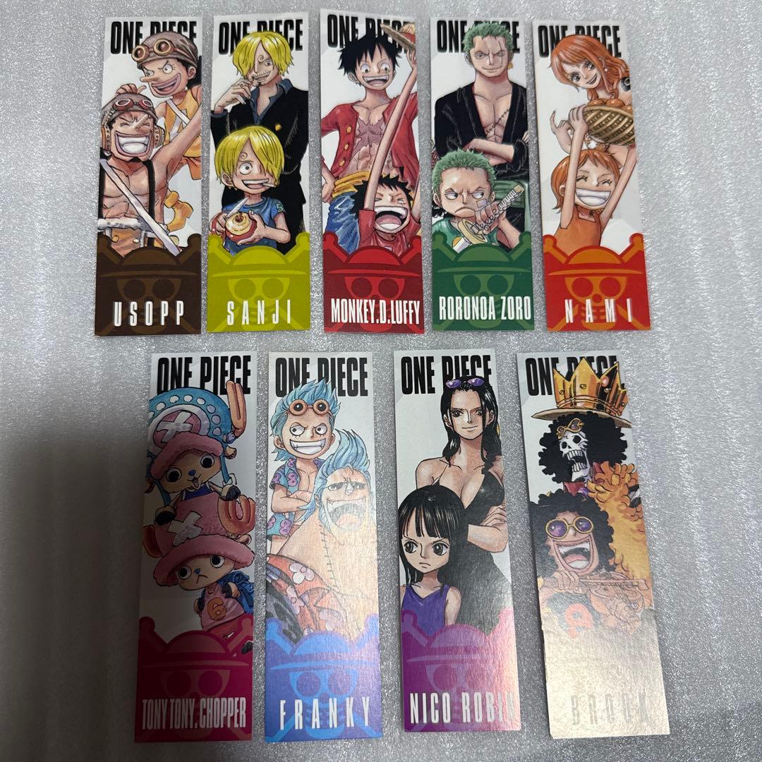 ONE PIECE ブックマーク 9枚セット