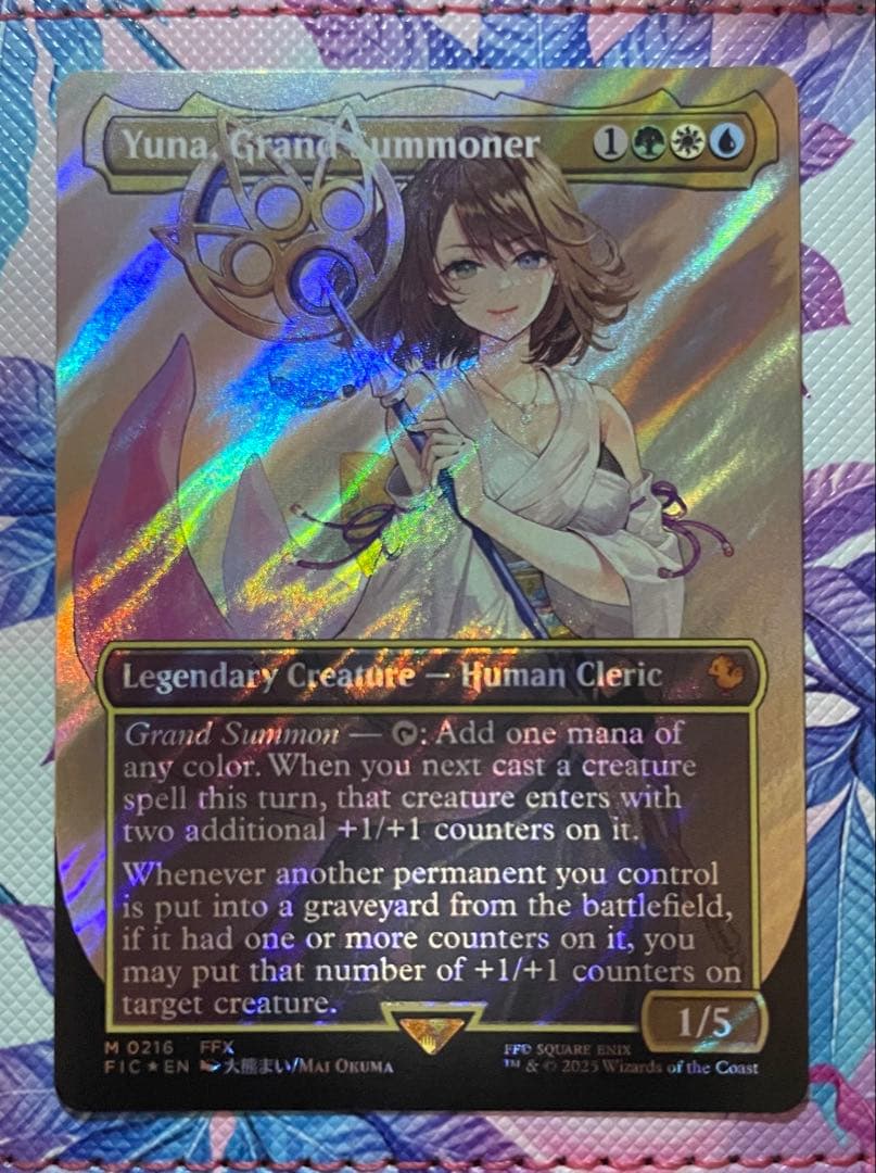 大召喚士、ユウナ　サージfoil