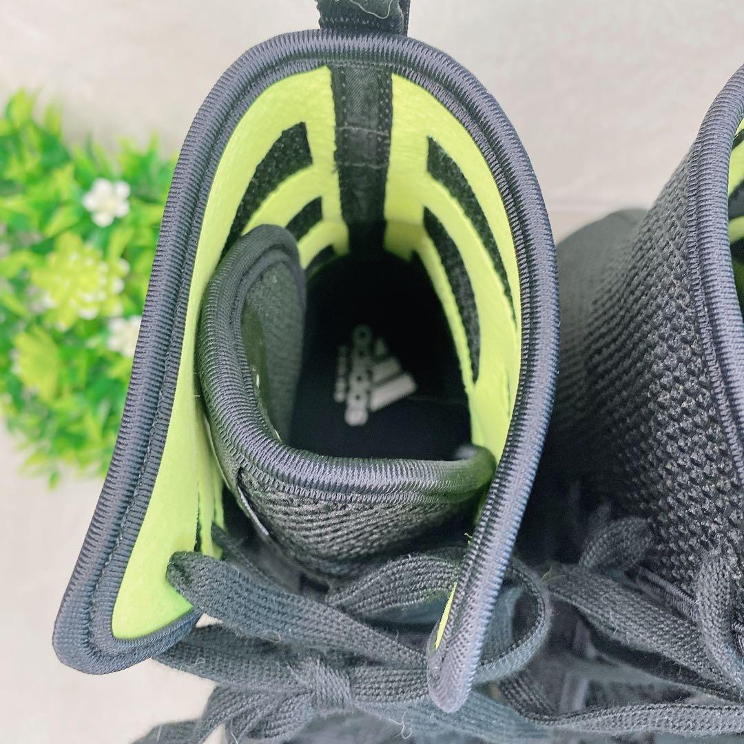 極美品　アディダス　ボクシングシューズ ハイカットメッシュ　ブラック　26.5