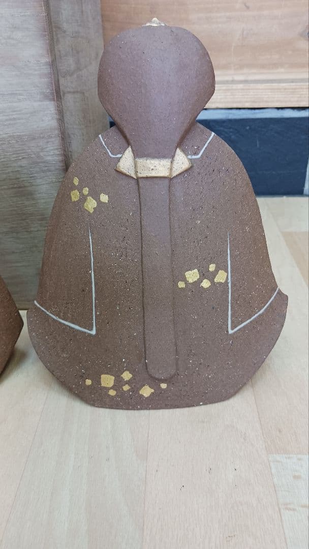 雛人形　【陶びな】　日光山　陶華　宮田徳夫　陶製　 お雛様　 ひな人形　共箱