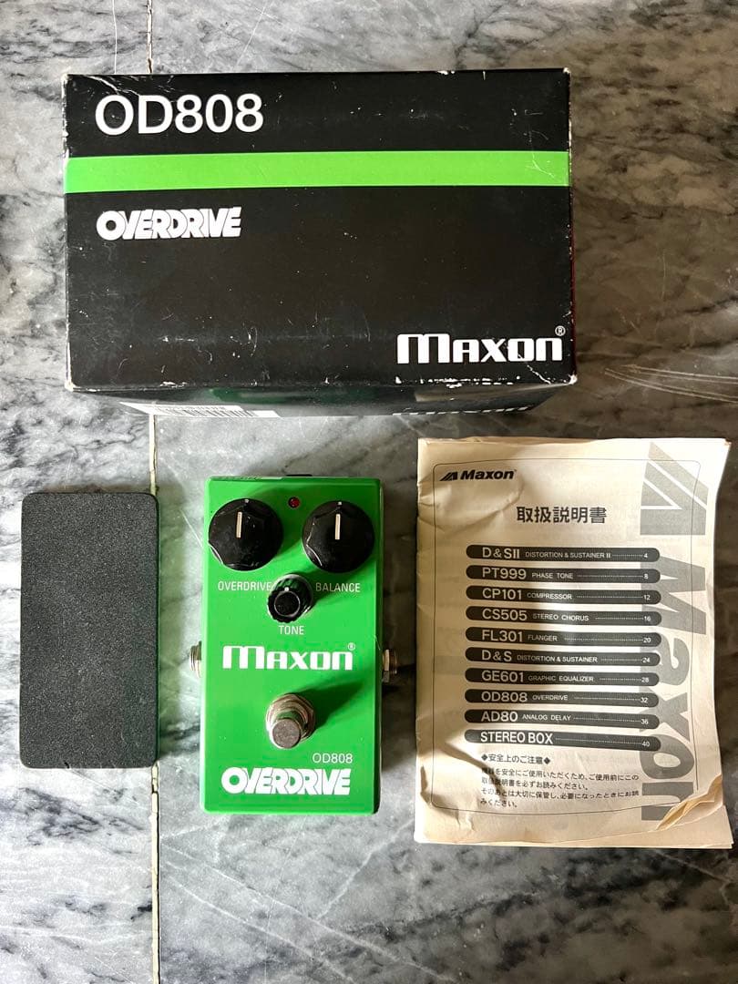 【動作確認済み】 Maxon OD808 オーバードライブ エフェクター