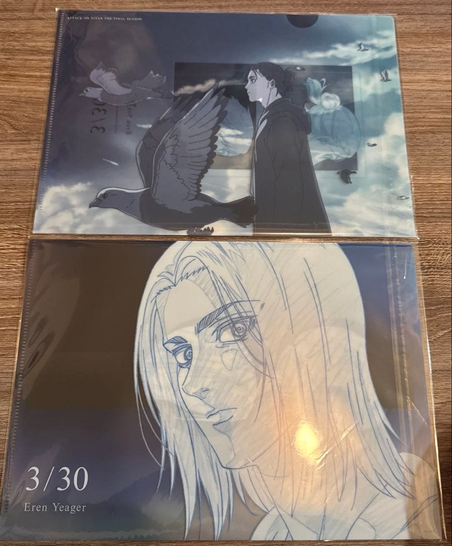 エレン Birthday gift 2022 マットクリアファイル 2枚セット