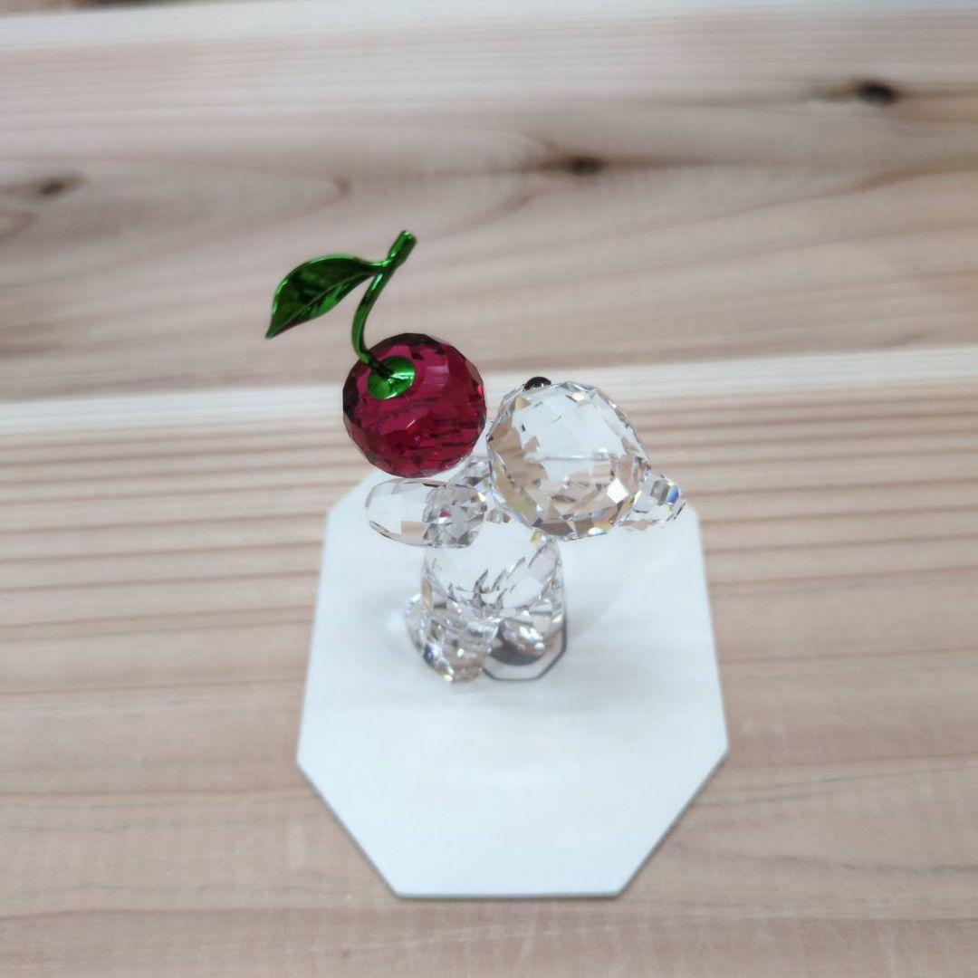 最終価格　新品 スワロフスキー Krisベア チェリー カップル 5675393