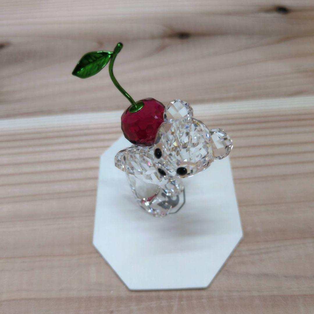 最終価格　新品 スワロフスキー Krisベア チェリー カップル 5675393