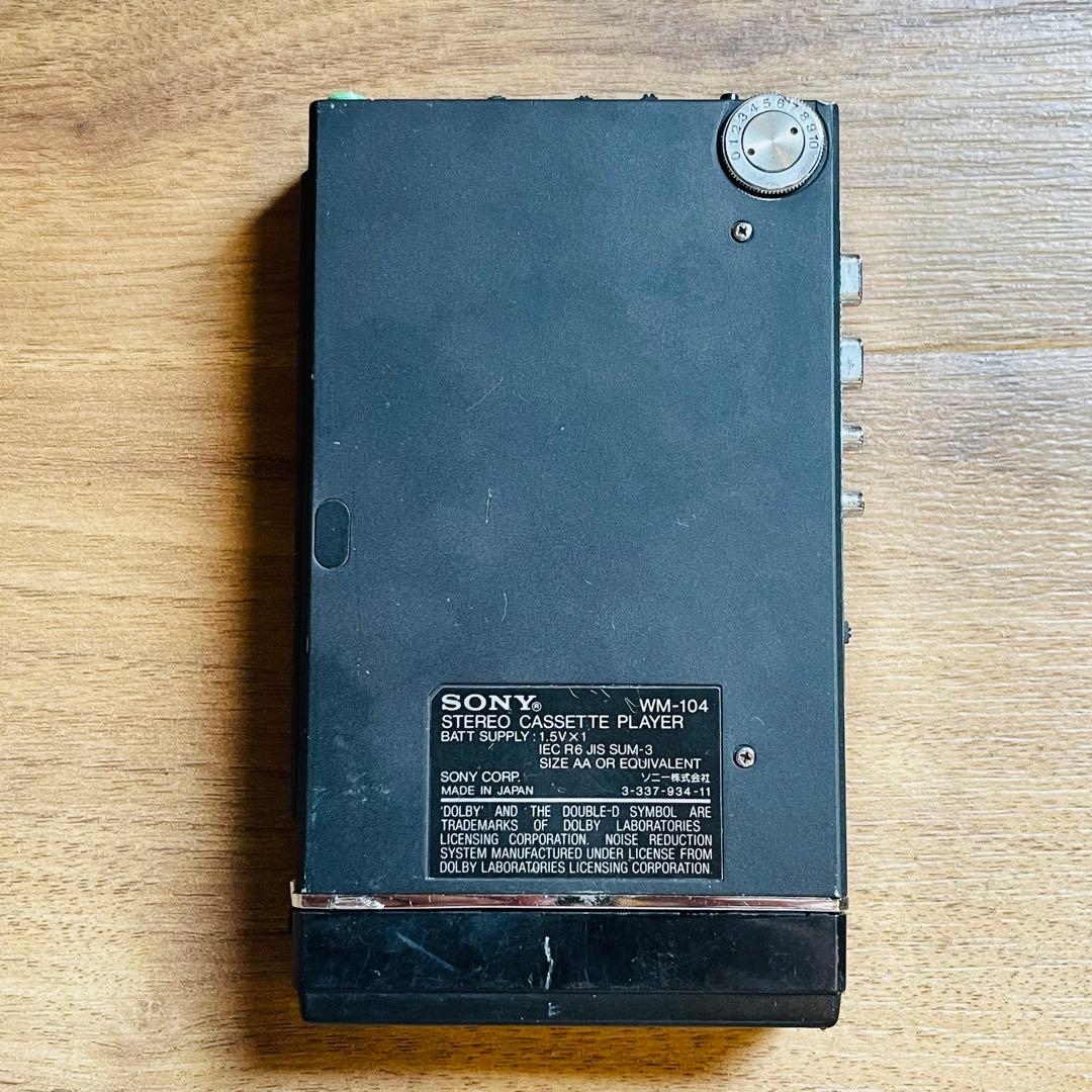 SONY WALKMAN ウォークマン WM-104 動作未確認 ジャンク