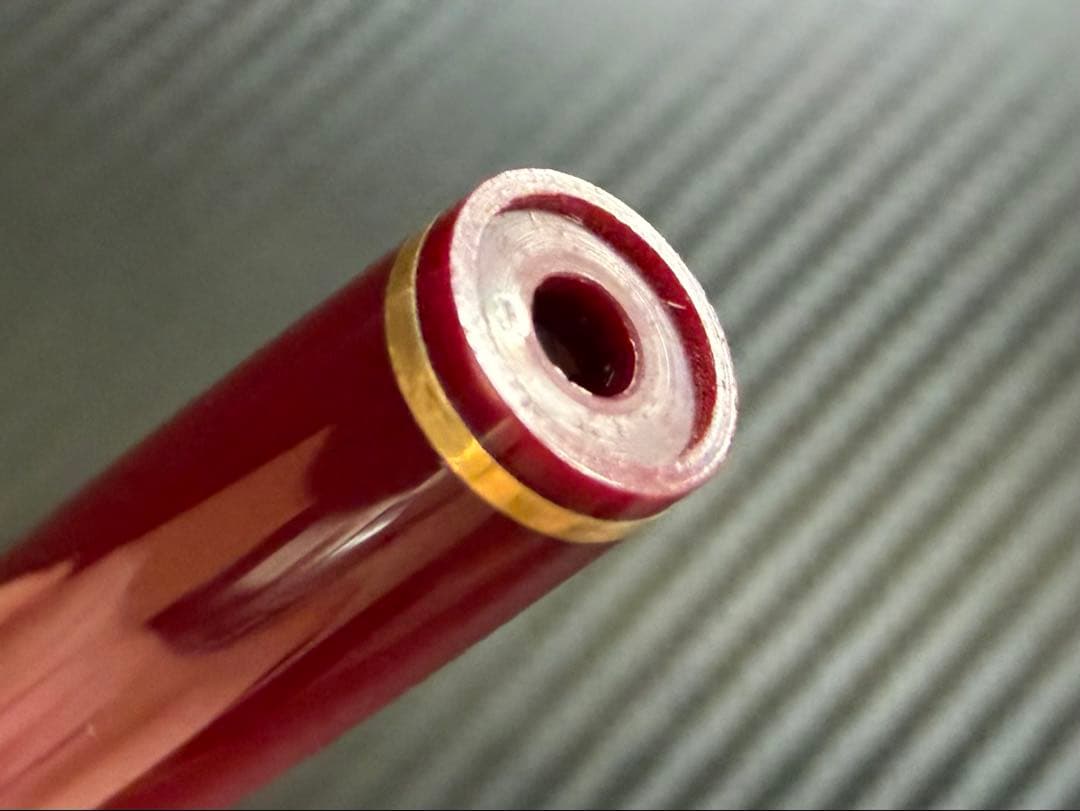 極美品 モンブラン No.121 ボルドー EF 極細字 万年筆 18金ニブ