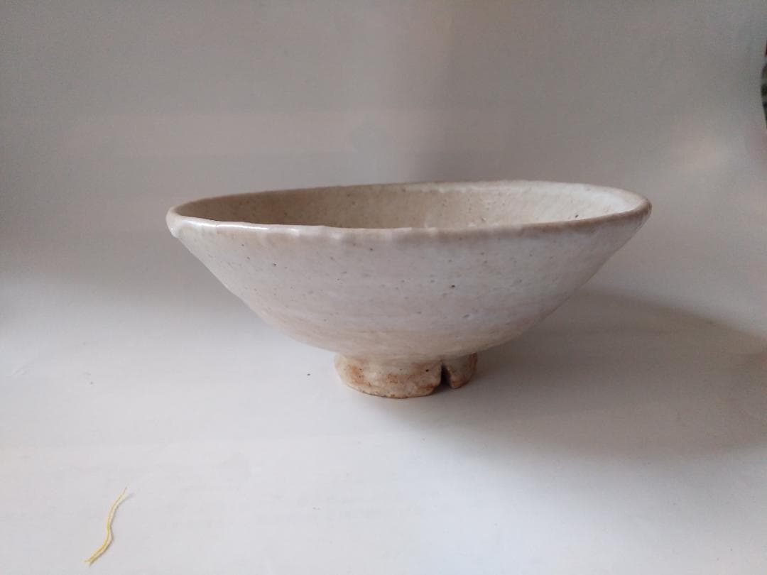 宗流庵 渡辺栄泉 萩茶碗 茶道具 茶器 抹茶碗 平茶碗 共箱 栞 美品 です。