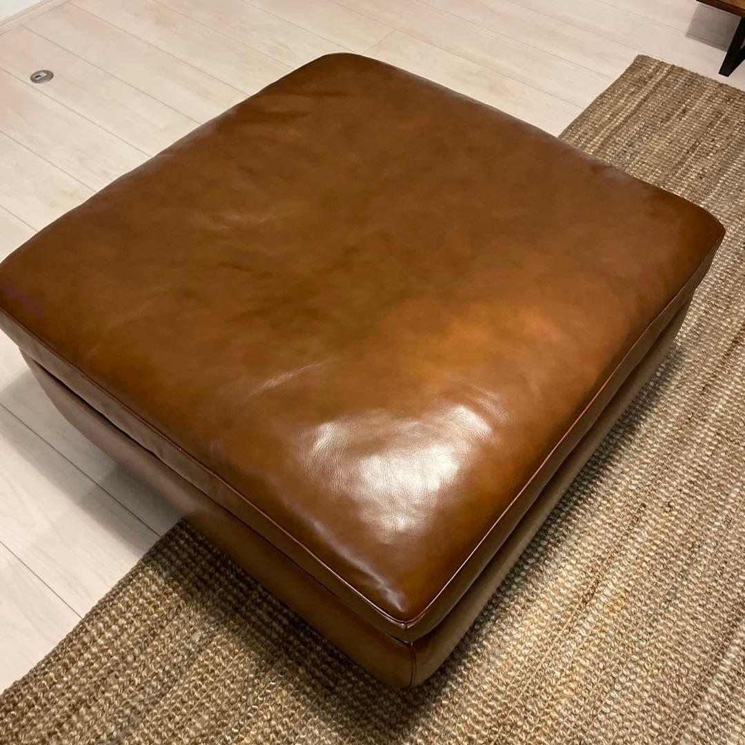 アクタス five by five レザーオットマン