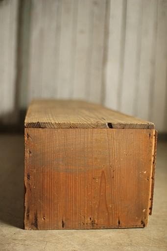 味のある横長の木製引き出し3杯　ローテーブル　飾り台　作業台　古家具　古民家