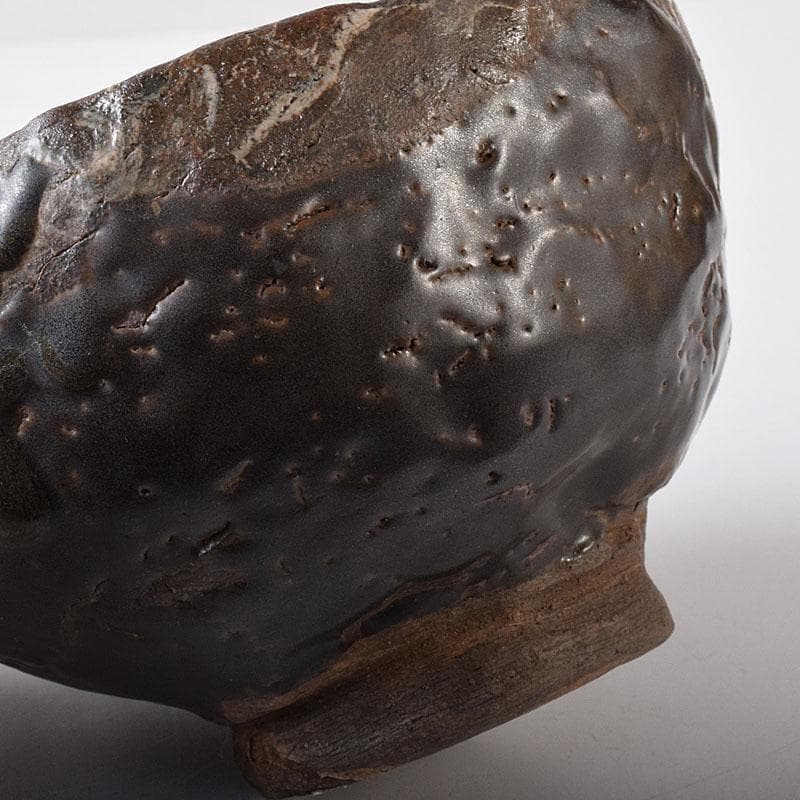 朝鮮美術　李朝　高麗会寧茶碗　時代箱付　V　8260