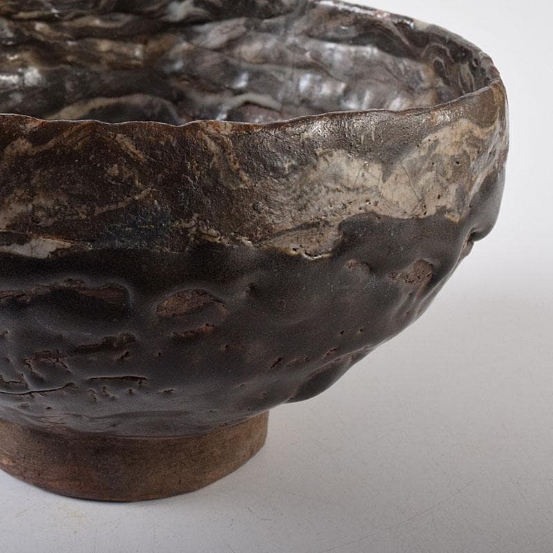 朝鮮美術　李朝　高麗会寧茶碗　時代箱付　V　8260