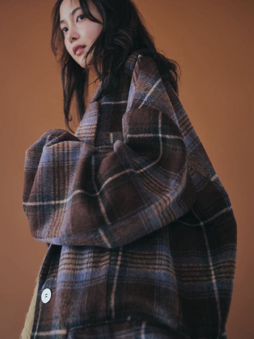 12/31まで値下げandequal checked over jacket