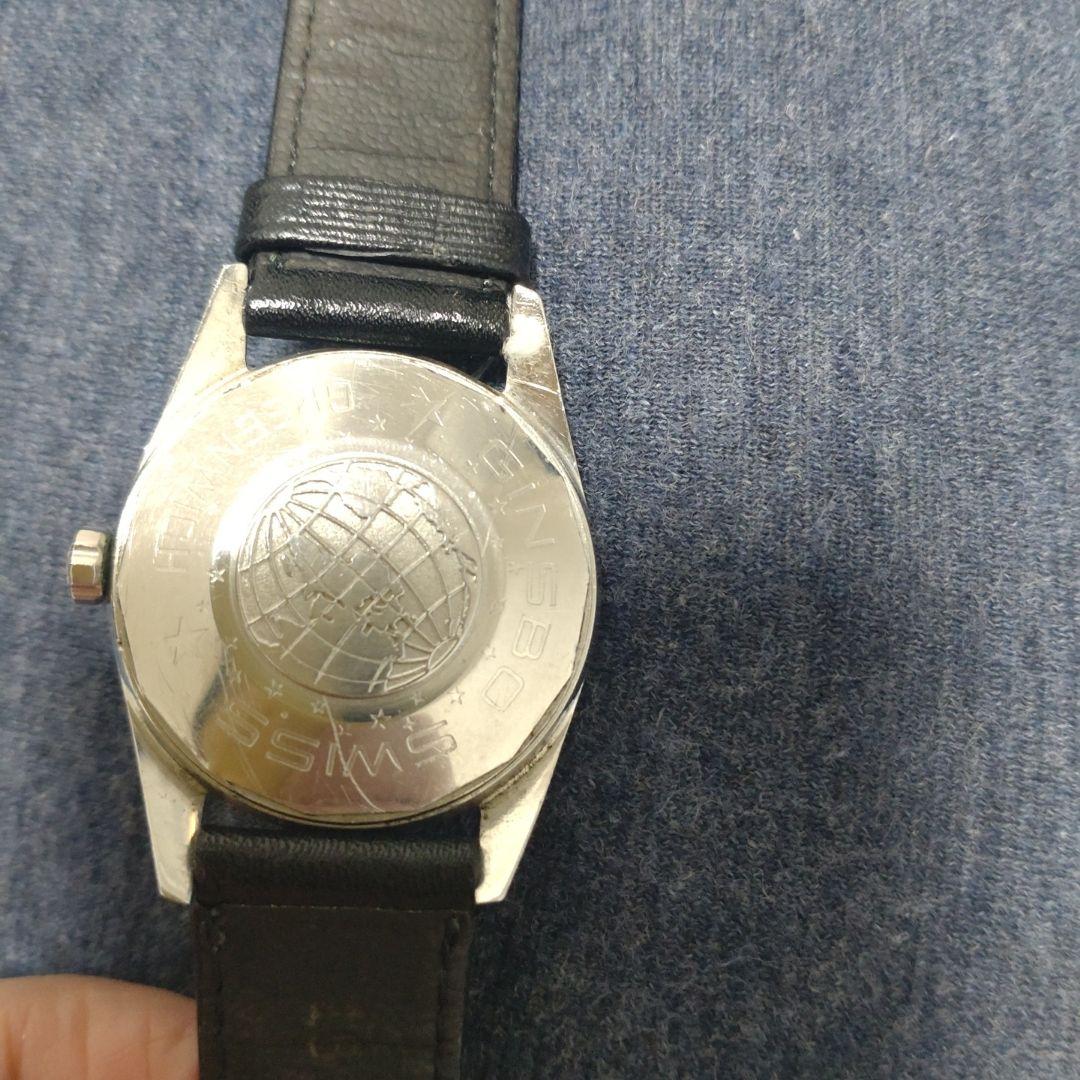 GINSBO レア　スイス　手巻き時計 ジンスボー GREENWICH