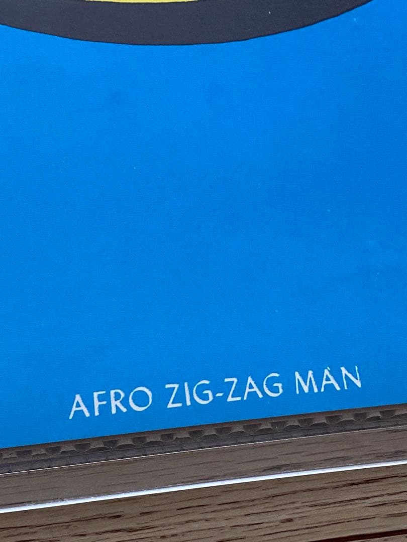 1970's ヴィンテージ AFRO ZIG-ZAG MAN ポスター