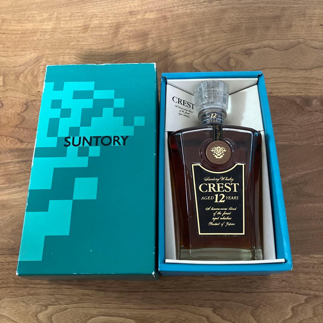 【古酒】サントリーCREST12年&SR&ニッカAllMolt