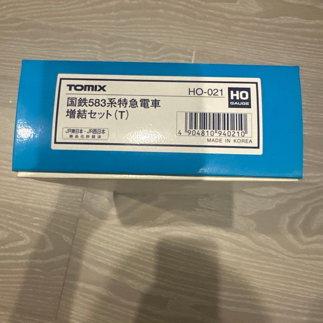 HOゲージ　HO-021国鉄583系特急電車（クハネ581）増結セット（T）