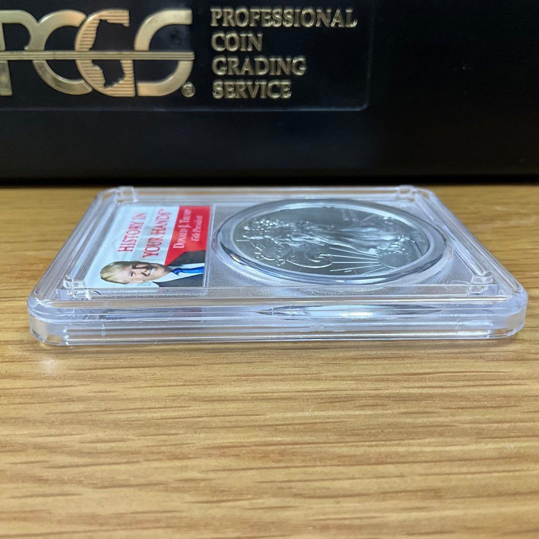 【新品】イーグル銀貨 トランプ大統領 2021 PCGS MS70 Type1
