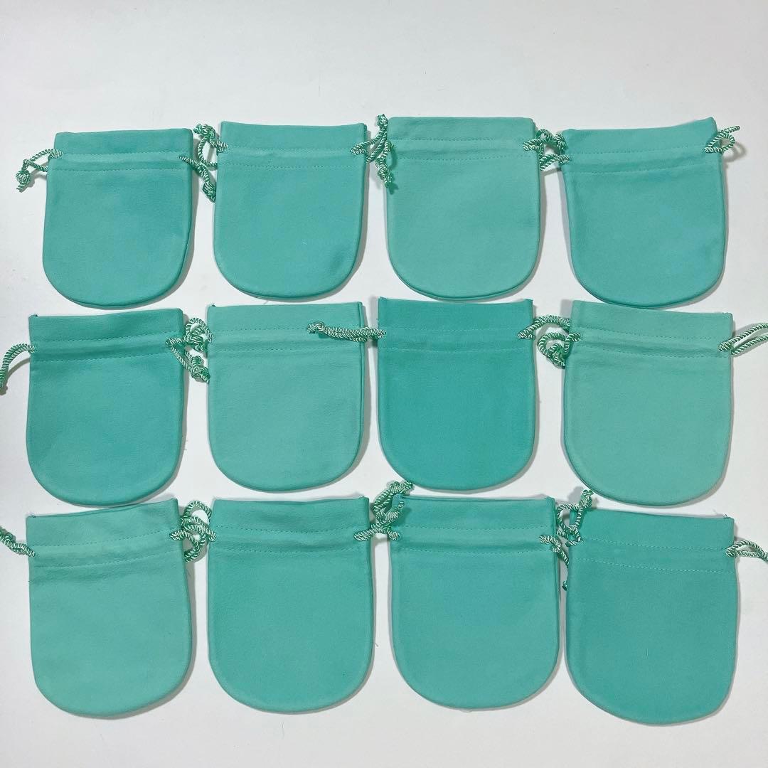 極美品　ティファニー　巾着袋　保存袋　12枚　アクセサリー入れ　大サイズ　ポーチ