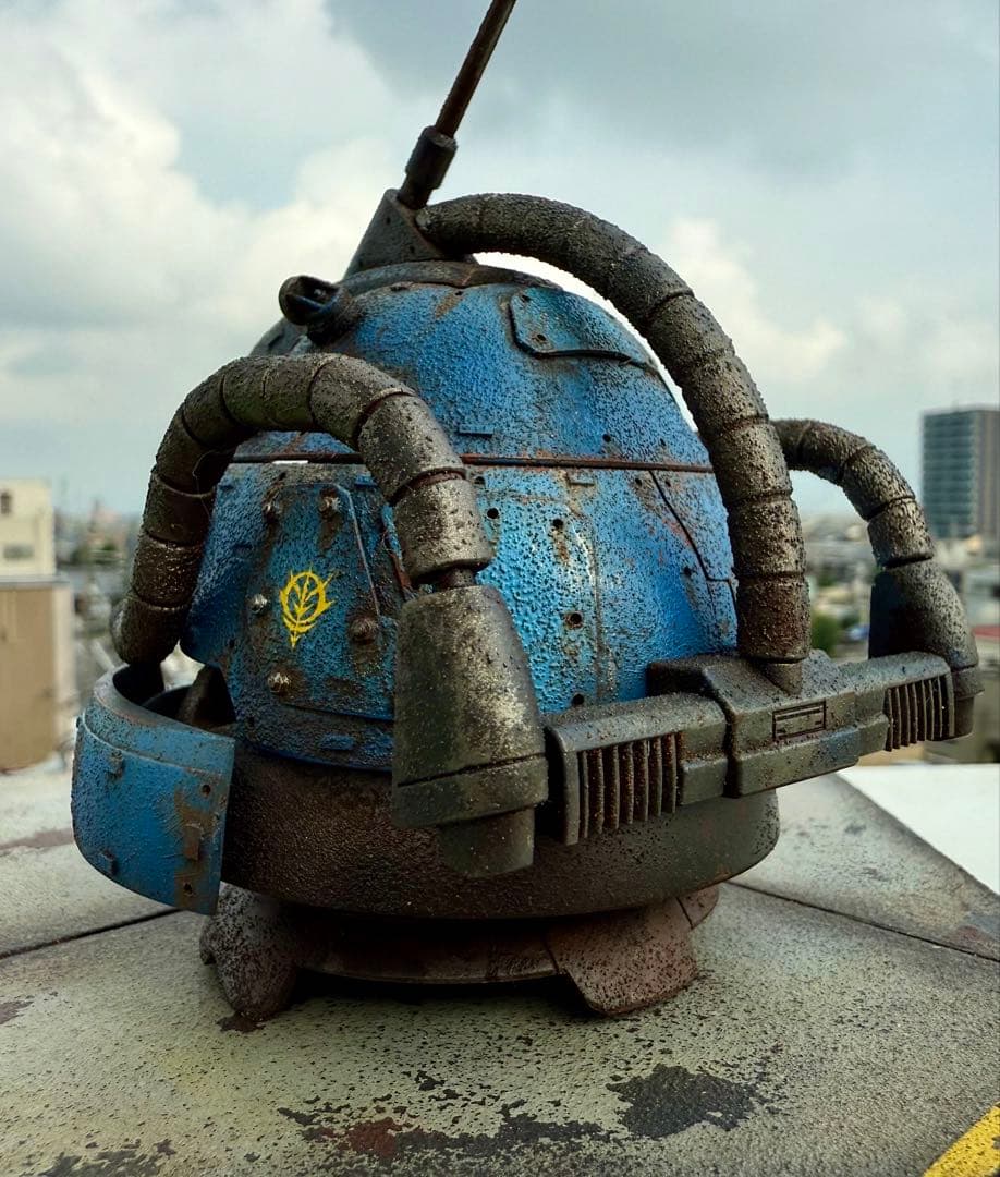 EXCEED MODEL ドムヘッド　ランバラル専用トロピカル・ドム　塗装完成品