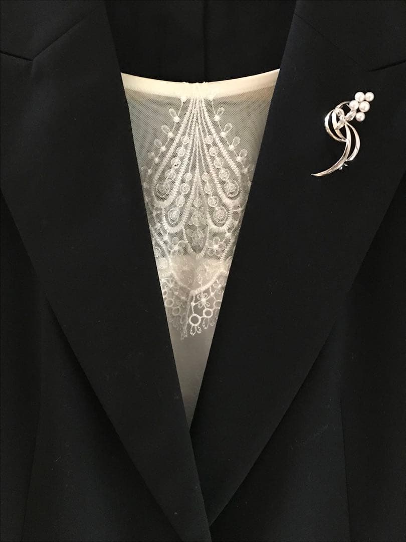 本日限り！特価！【ケース付☆】ミキモト　アコヤ　フラワー　ブローチ　SV