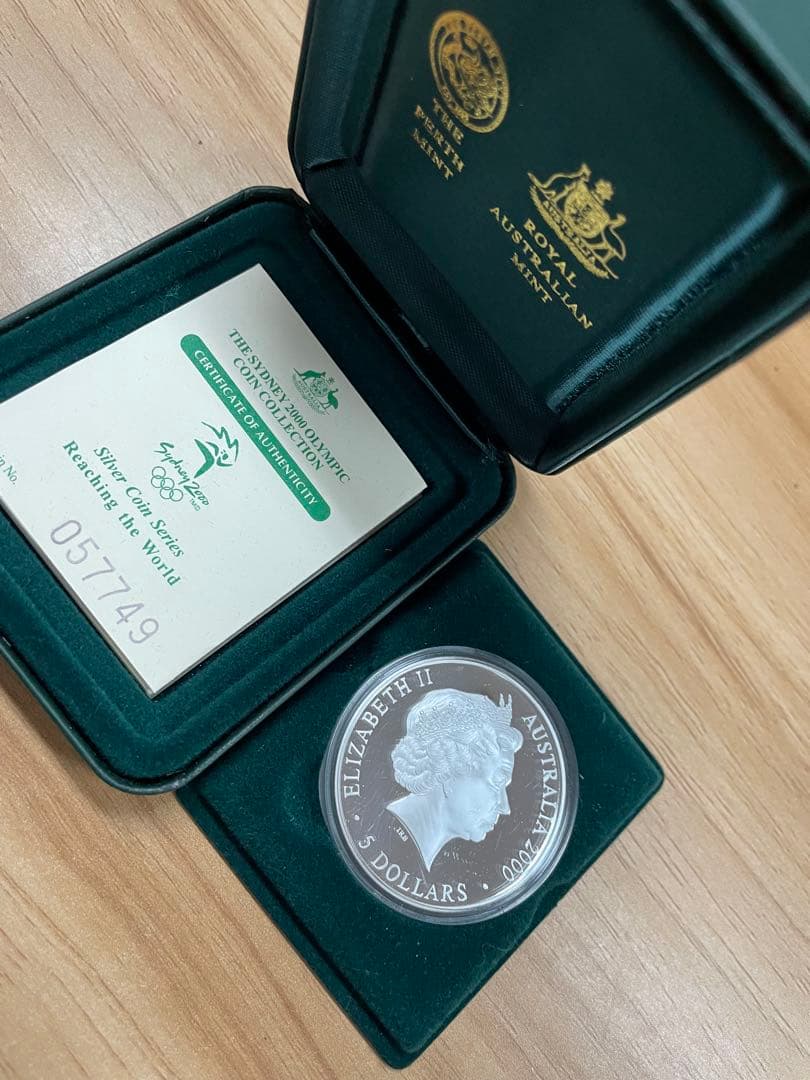 シドニーオリンピック2000年記念5ドル銀貨