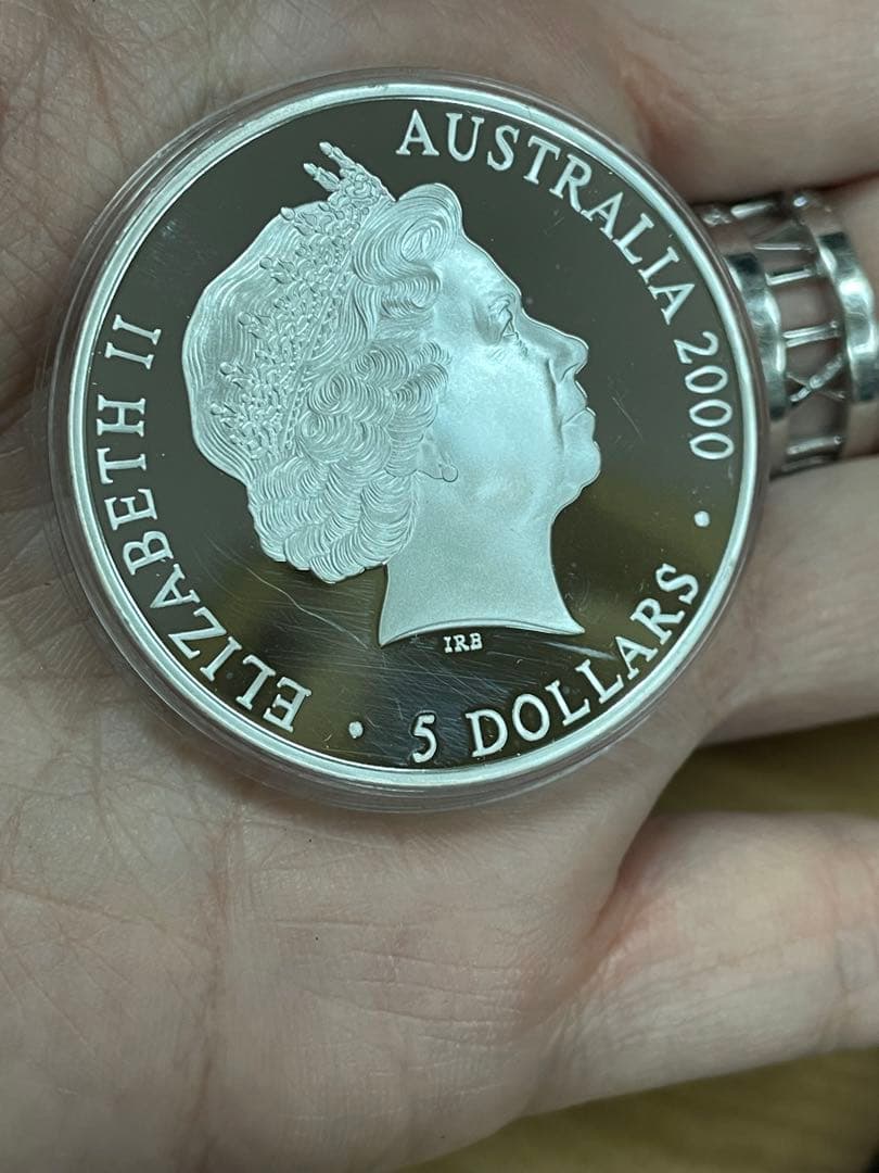 シドニーオリンピック2000年記念5ドル銀貨