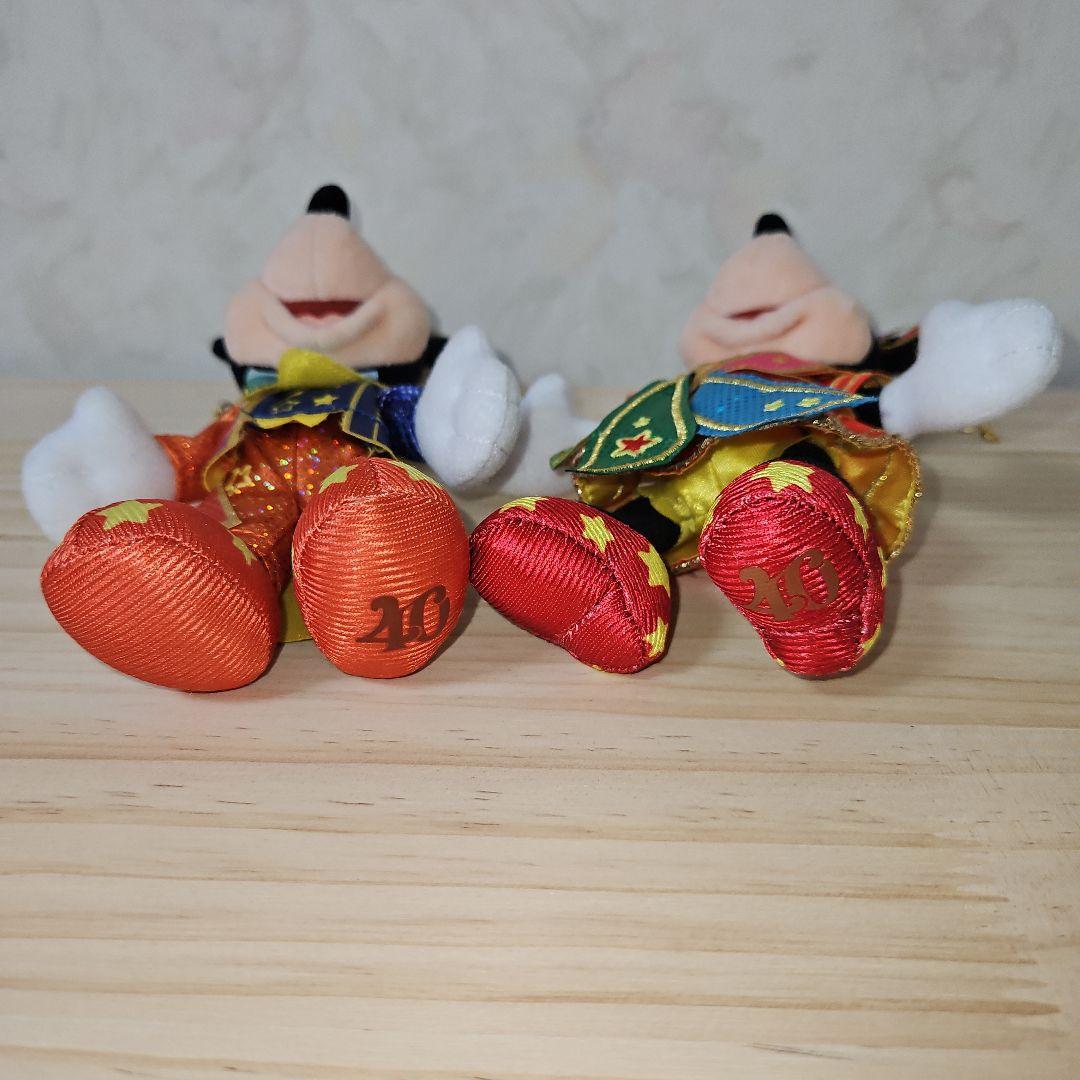 ディズニーランド40周年　ぬいば　ガーランドバッグチャーム　トートバッグ