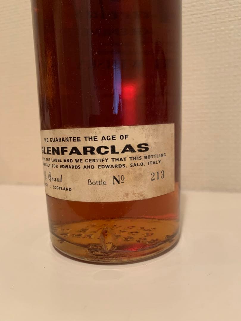 【伝説】Glenfarclas 21Y for エドワードジャッコーネ