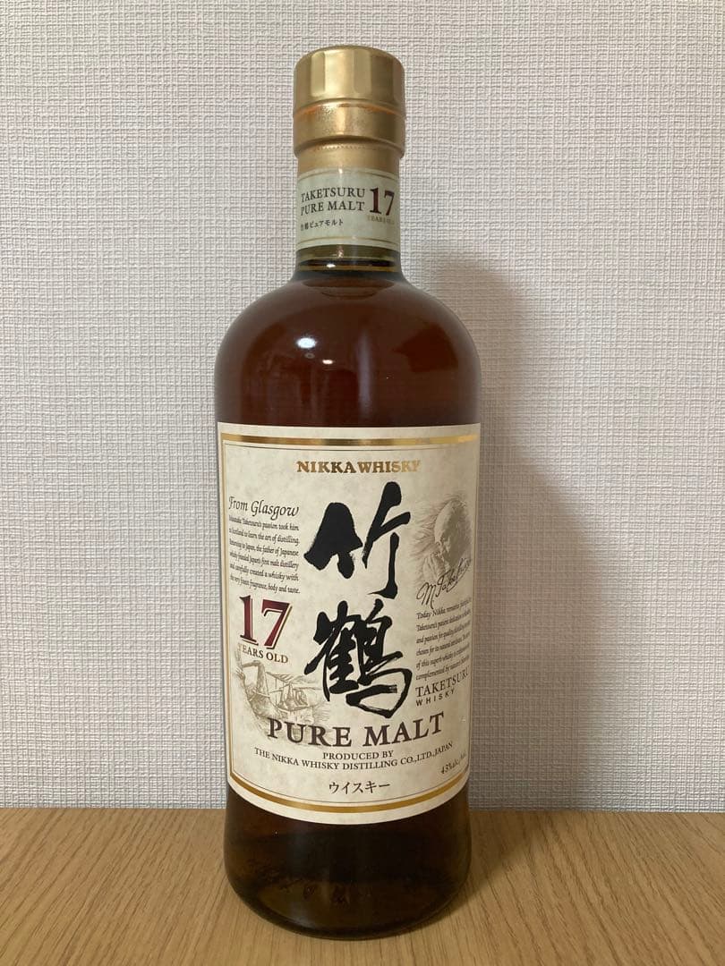 【新品未開封】NIKKA 竹鶴 17年 ピュアモルト 750ml