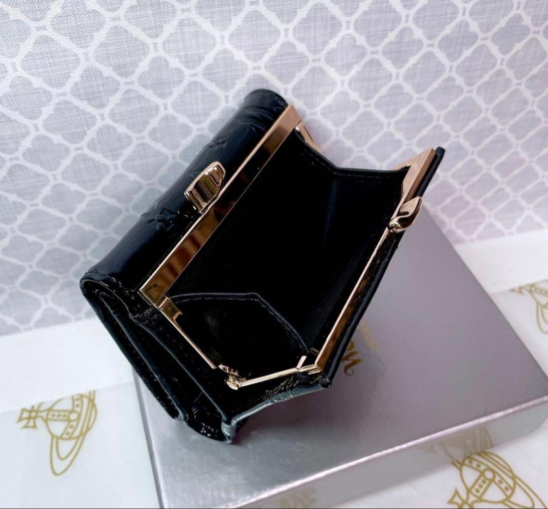 【大人気♡ショッパー付】新品 Vivienne Westwoodエナメルブラック