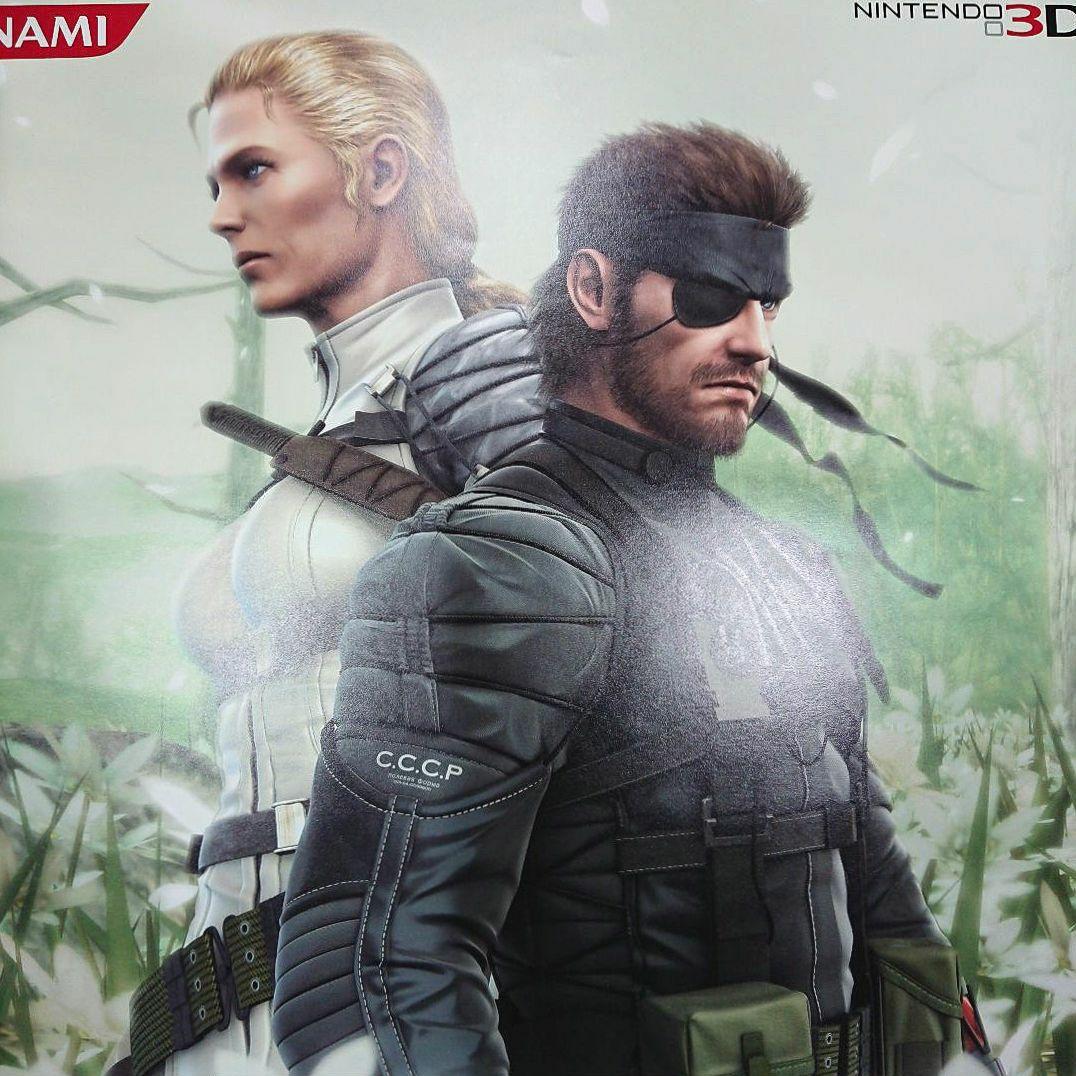 L GEAR SOLID 3 3DS 両面 B2ポスター メタルギア3