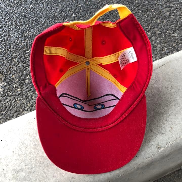 カーズ ライトニング・マックィーン ディズニー ピクサー キャップ 赤