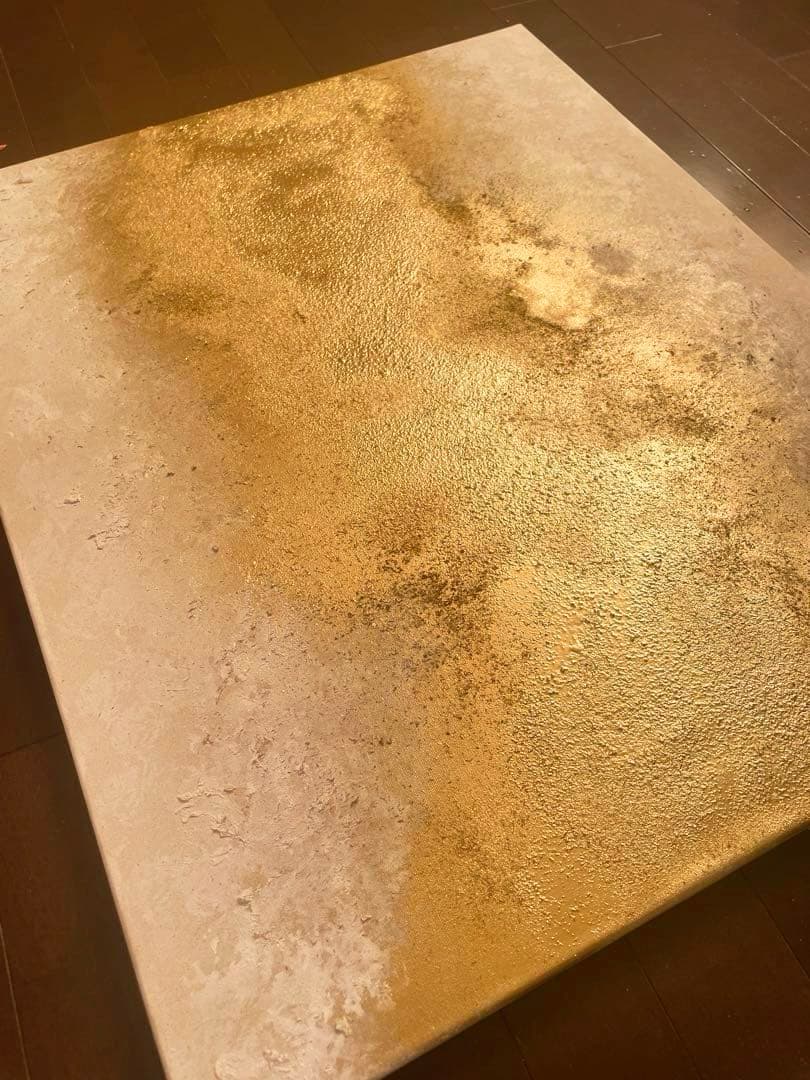 大きい絵画 803×652｜抽象画 現代アート 金 インテリア モダン 大きめ