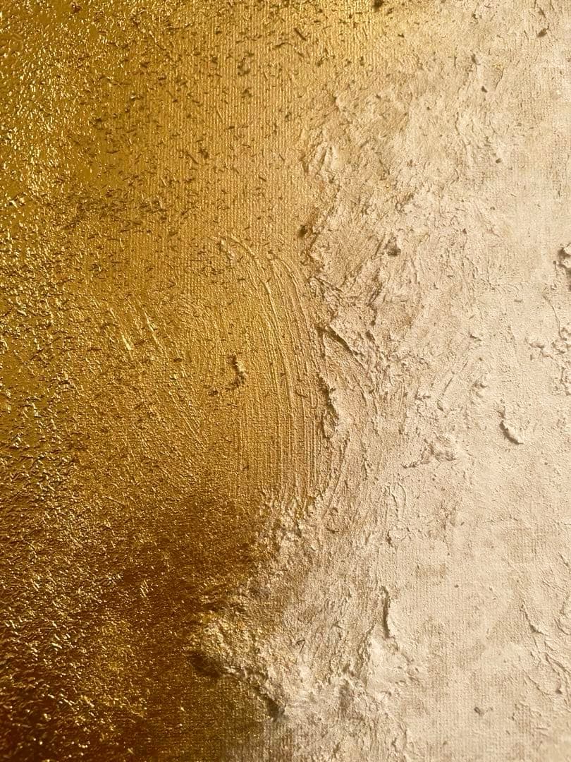 大きい絵画 803×652｜抽象画 現代アート 金 インテリア モダン 大きめ