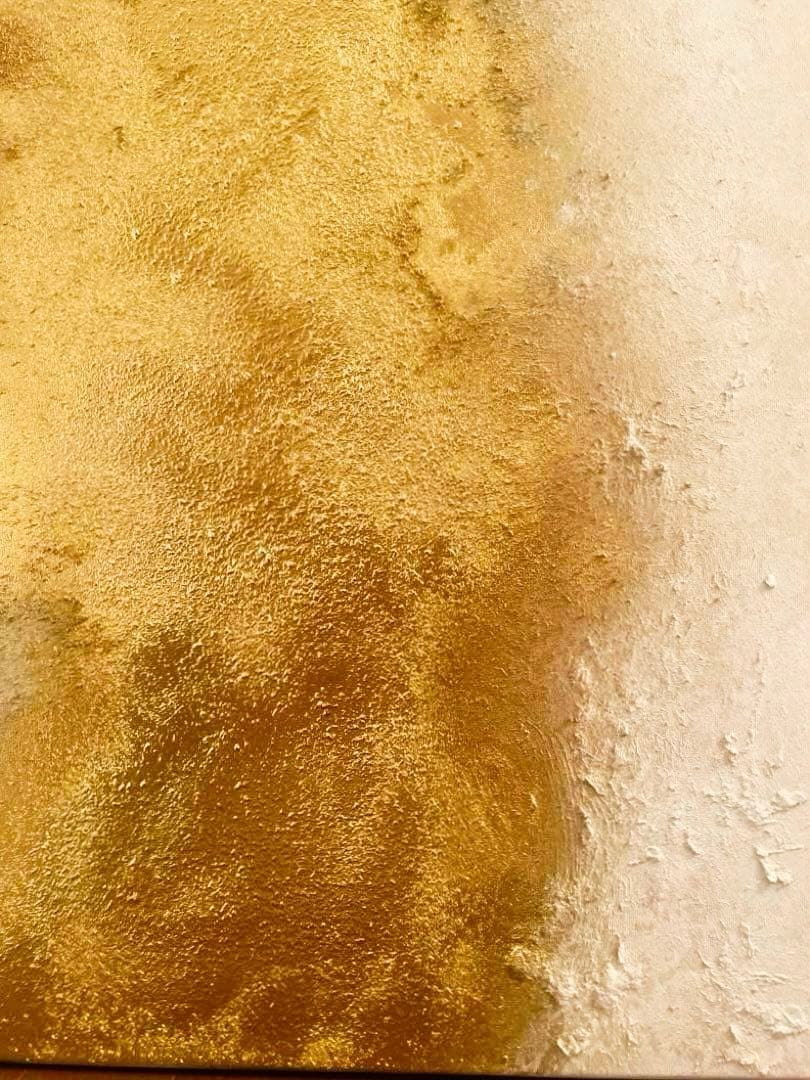 大きい絵画 803×652｜抽象画 現代アート 金 インテリア モダン 大きめ