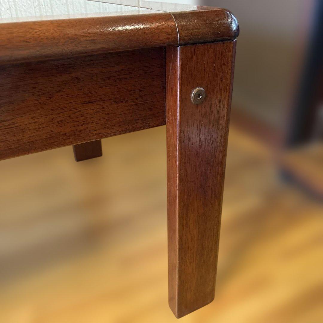 昭和レトロ！120cmローテーブル平成レトロ ガラス天板ディスプレイ コーヒー