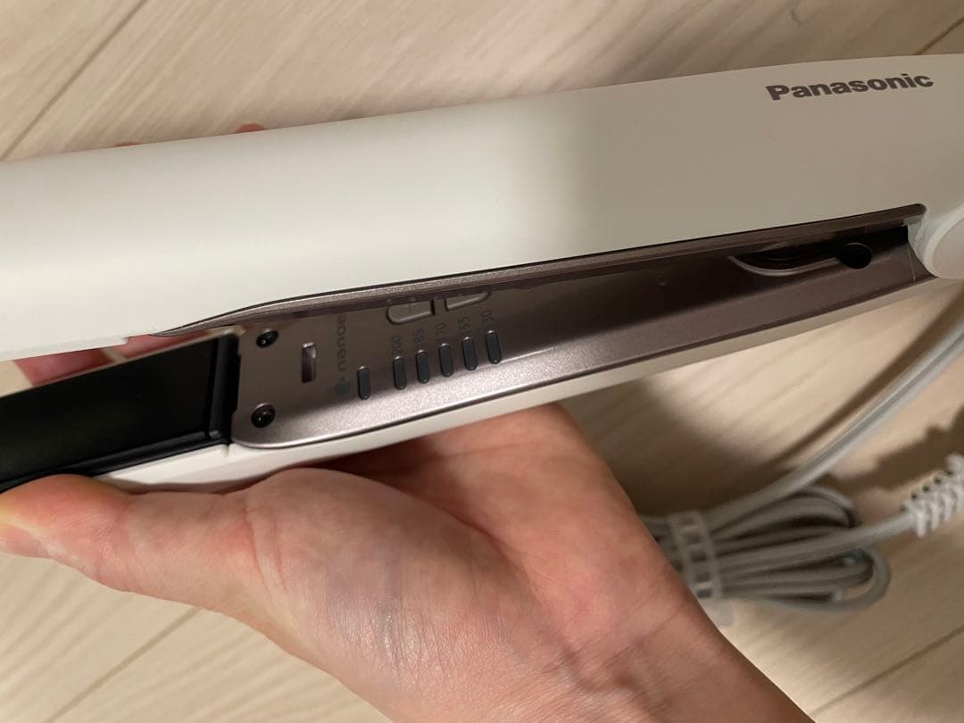 ナノケア EH-HS9J-W 白 ヘアアイロン【KK9N0D18P】