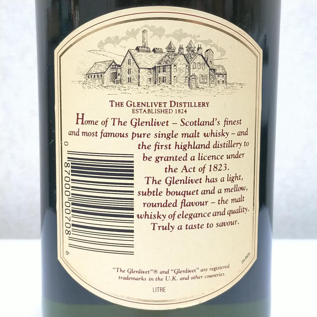 未開栓 The GLENLIVET グレンリベット 12年 1000ml 43％
