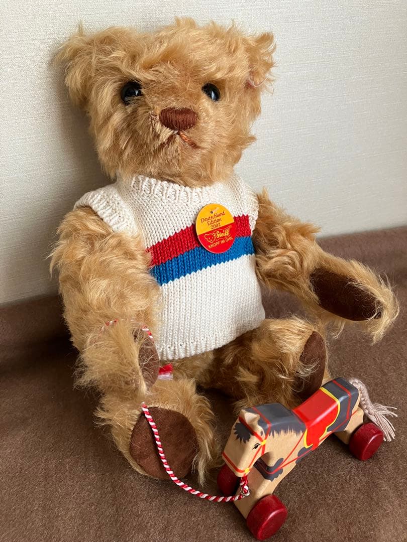 Steiff シュタイフ　テディベア　ウィズ木馬