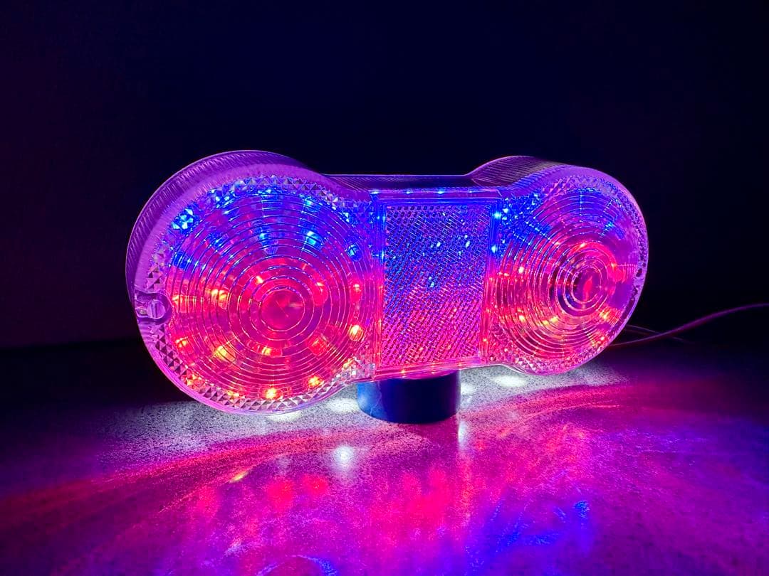 GT380 サンパチ 2灯式 RGB 流星 テール ランプ ライト レインボー