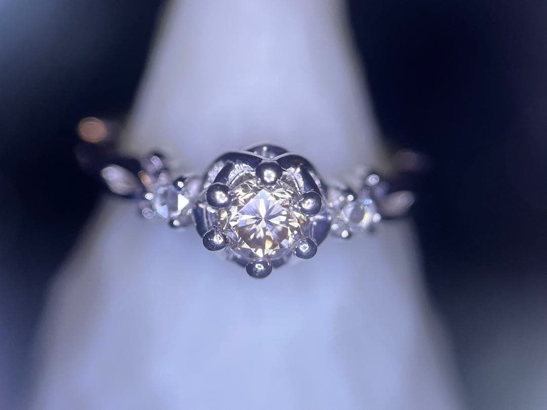 ピンクブラウンダイヤモンド リング 0.25ct