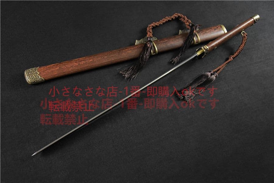 中判シンプルストレート 武具　刀装具　日本刀　模造刀 居合刀 直刀