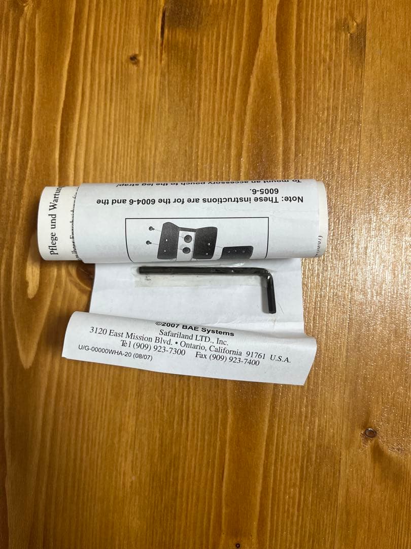 サファリランド 6004 グロック 17 22 レッグホルスター マグポーチ付